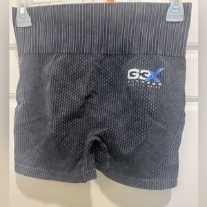 G3X Fitness gray Compression Shorts Size M